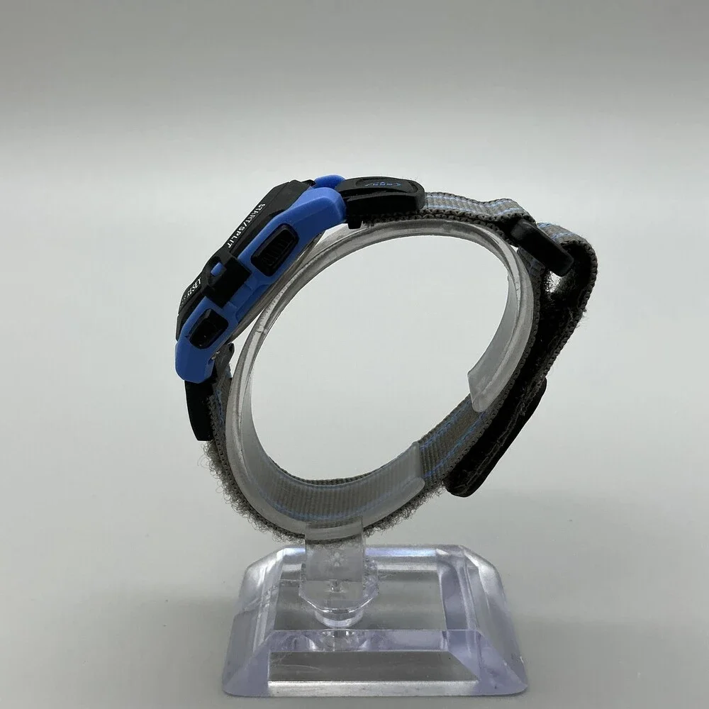 Timex Expedition Unisex Watch 34mm Gray Digital Blue Black Indiglo New Battery